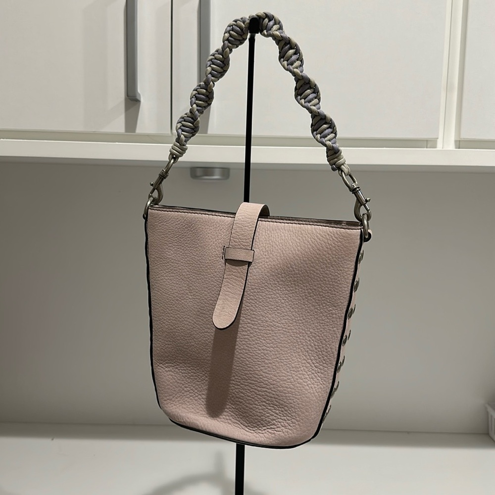 Rebecca Minkoff small bucket suede leather bag